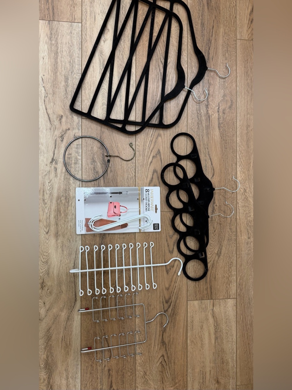 Lot of hangers - Velvet Non-Slip Multi-Tier, tie, slacks, scrafs